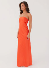 Chantelle Strapless Maxi Dress - Sunset