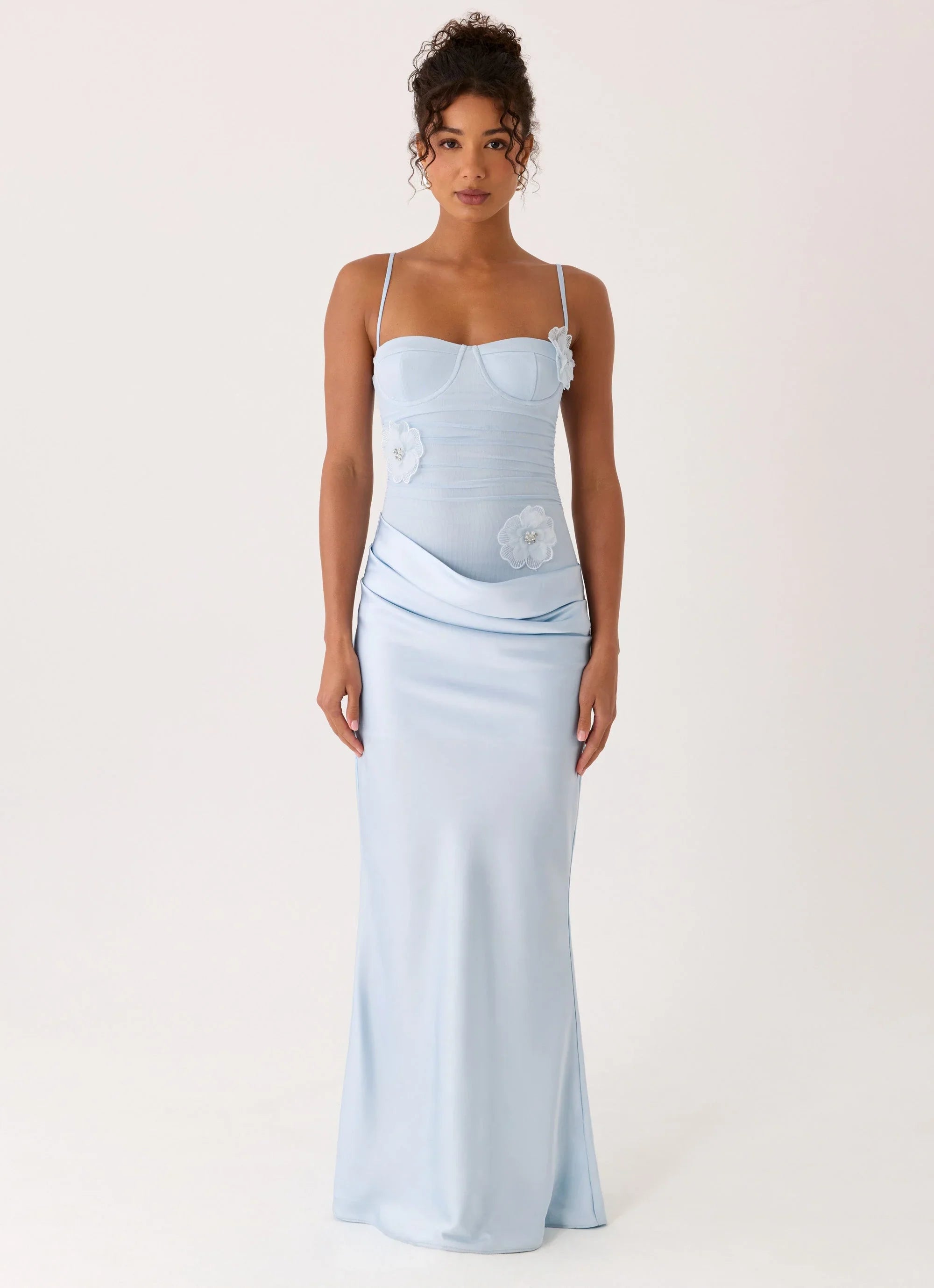Peasella Maxi Dress - Blue
